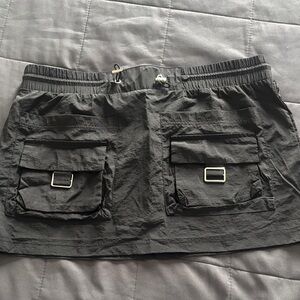 Fashion Nova Black Mini Skirt with Pockets